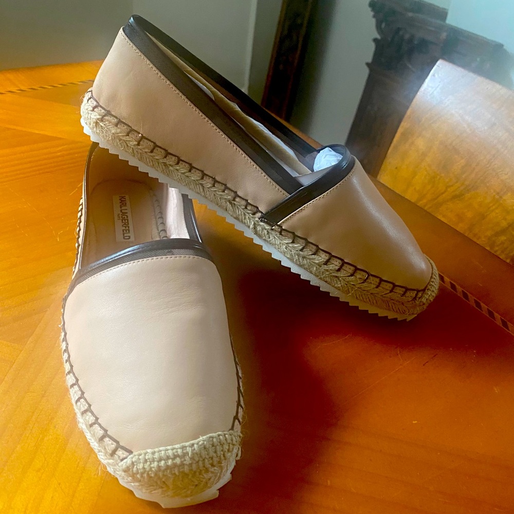 BNIB Karl Lagerfeld Flat Espadrilles